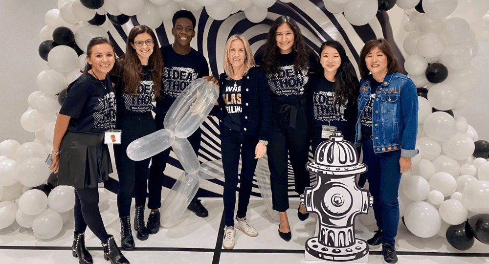 whitney_cathcart_co_founder_and_cso_at_3dlook_with_team_of_young_disruptors_and_mina_fader_managing_director_of_baker_retailing_center_web